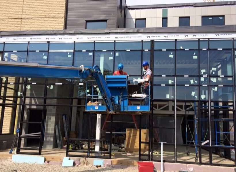 commercial glass installation repair replacement