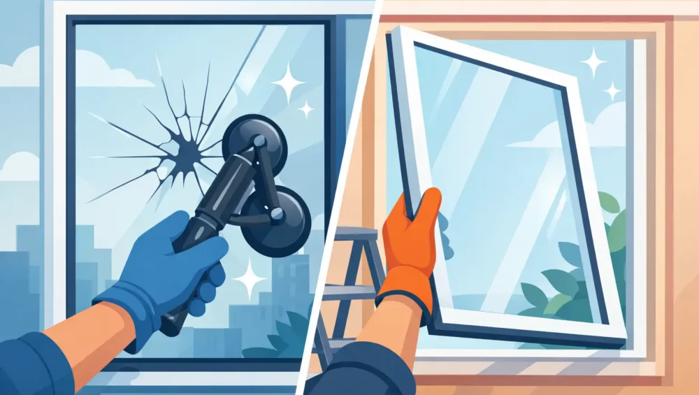 Can Window Glass Be Repaired or Replaced?