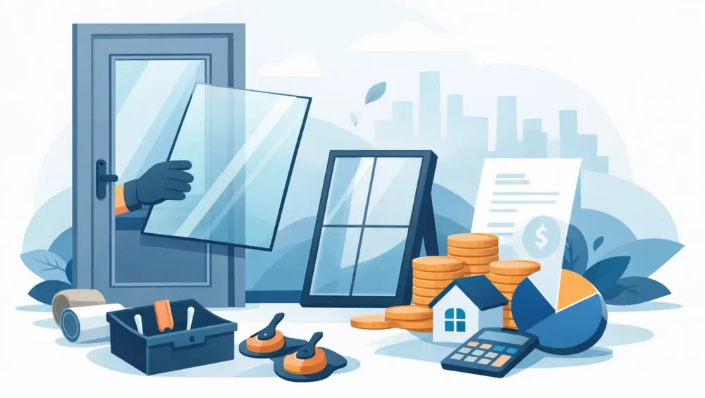 Door Window Glass Replacement Cost Explained
