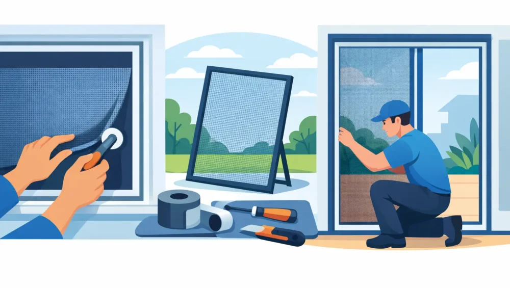 Window and Door Screen Repair Near Me