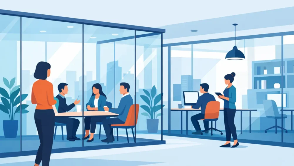 Office Glass Walls for Modern Workspaces